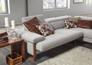 The Finn by W.SCHILLIG fabric sofa with refined proportions, soft upholstery, and minimalist modern design suited for contemporary interiors